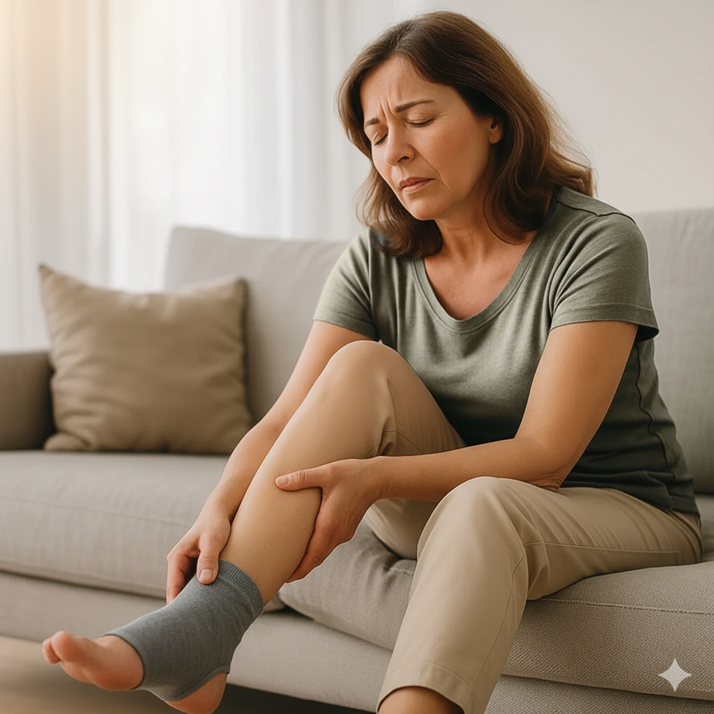 Biokur® Calze a compressione per gambe pesanti e doloranti