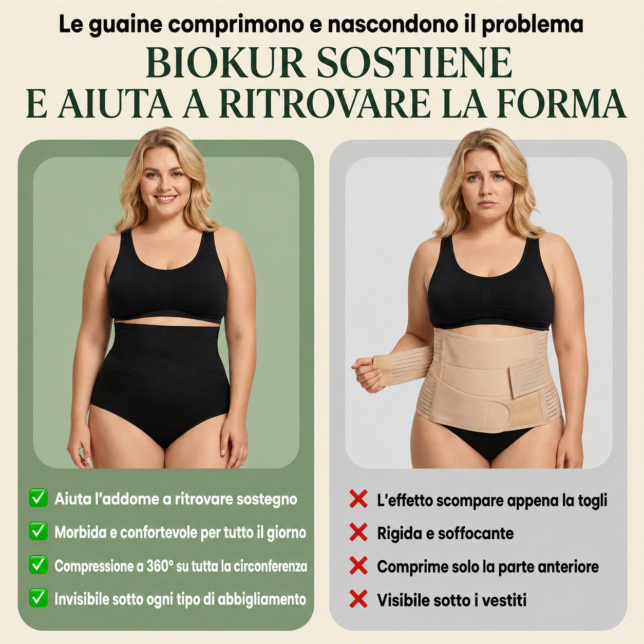 Culotte Post-Partum — Compressione a 360°