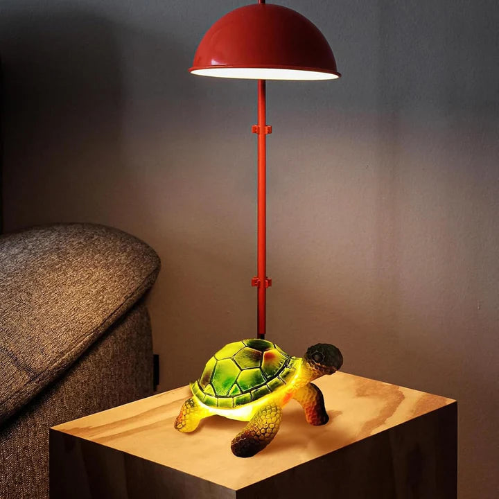 Boho-Schildkröten-Tischlampe