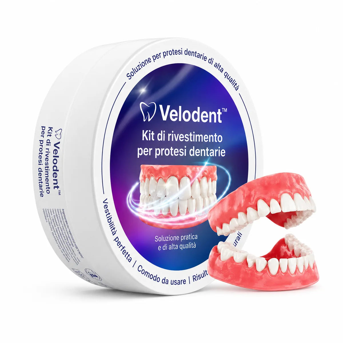 Velodent Kit di rivestimento per protesi dentarie