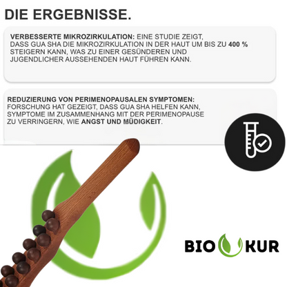 Biokur™ Gua Sha Holz-Therapiestab